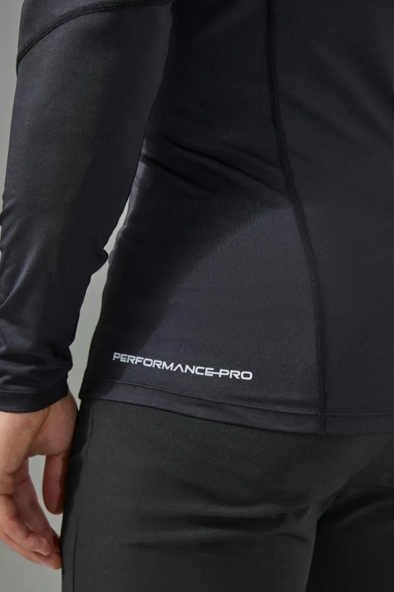 Online boohooMAN Man Active Long Sleeve Base Layer T-shirt 2 Pack black