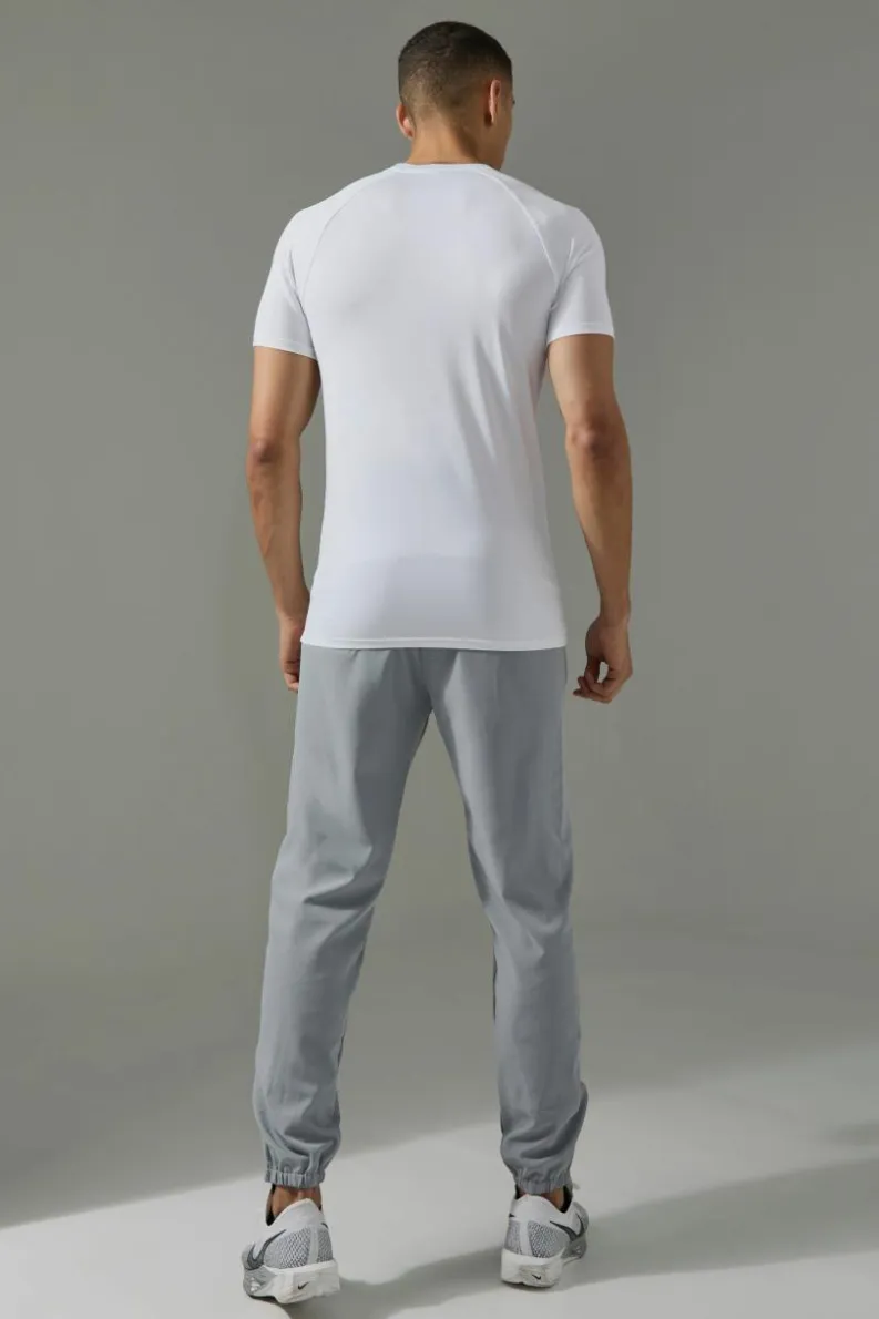 Outlet boohooMAN Man Active Muscle Fit T-shirt white