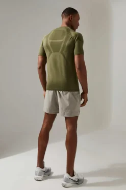 Discount boohooMAN Man Active Neon Logo 5inch Short grey
