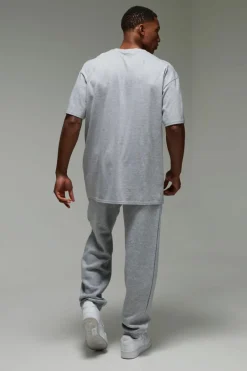 Store boohooMAN Man Active New York Athletics Man Oversized T-shirt grey marl