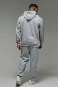 Discount boohooMAN Man Active New York City Athletics Oversized Hoodie grey marl