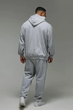 Flash Sale boohooMAN Man Active New York City Athletics Oversized Hoodie grey marl