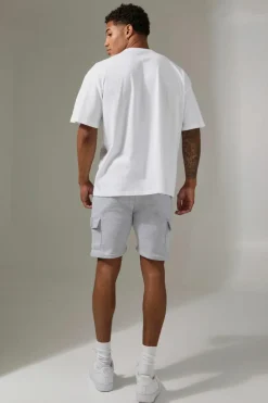 Shop boohooMAN Man Active New York City Athletics Oversized T-shirt white