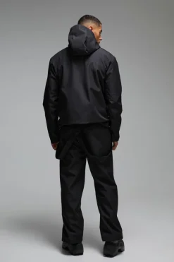 Cheap boohooMAN Man Active Overhead Ski Jacket black