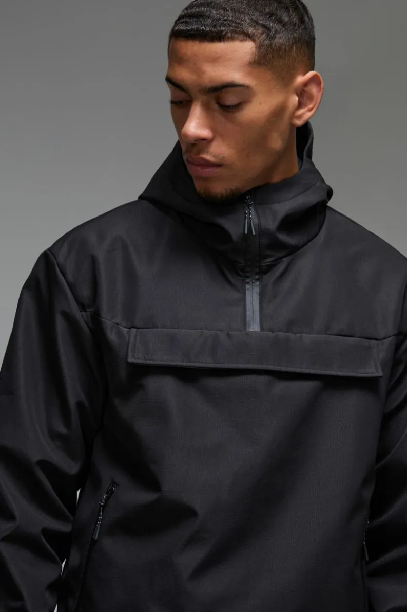 Cheap boohooMAN Man Active Overhead Ski Jacket black