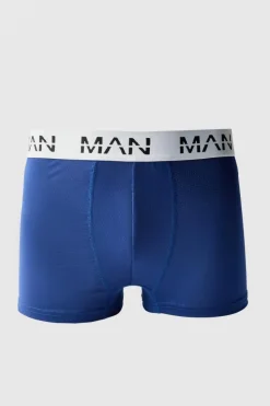 Outlet boohooMAN Man Active Performance Boxer navy