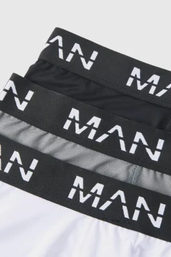 Fashion boohooMAN Man Active Performance Boxer 3 pack multi