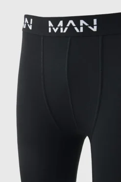 Hot boohooMAN Man Active Performance 7inch Long Boxer black