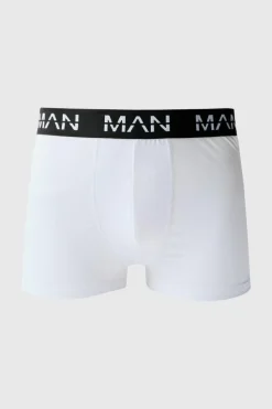 Shop boohooMAN Man Active Performance 3 Pack Boxer white