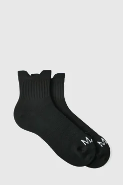 Sale boohooMAN Man Active Performance Trail Ankle Sock black