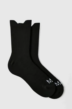 Outlet boohooMAN Man Active Performance Trail Crew Sock black