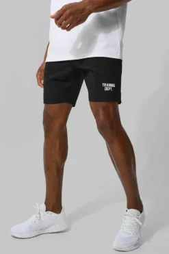 Best Sale boohooMAN Man Active Performance Training Dept 5inch Shorts black