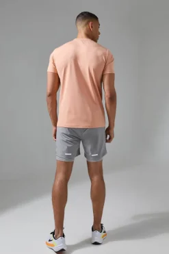 Hot boohooMAN Man Active Performance T-shirt coral