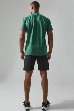 Cheap boohooMAN Man Active Performance T-shirt & Short Set green