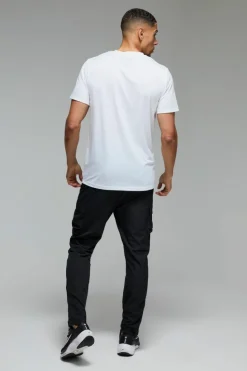 Cheap boohooMAN Man Active Regular Fit Performance T-shirt 2 Pack multi