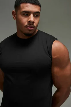 Best Sale boohooMAN Man Active Regular Fit Tank Top black