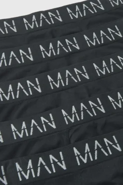 New boohooMAN Man Active Seamless Boxer 5 Pack black