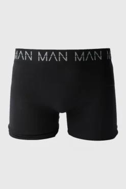 Sale boohooMAN Man Active Seamless 7inch Long Boxer 3 Pack black