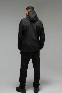 Sale boohooMAN Man Active Softshell Jacket black