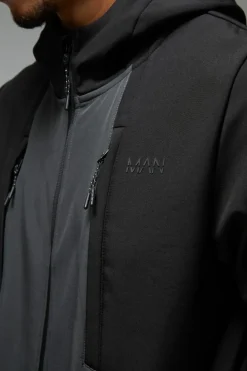 Flash Sale boohooMAN Man Active Softshell Jacket multi