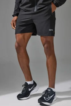Flash Sale boohooMAN Man Active Stretch Ripstop Regular Fit 5inch Short black