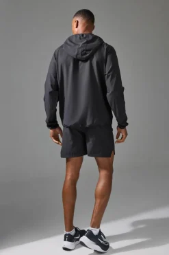 Flash Sale boohooMAN Man Active Stretch Ripstop Regular Fit 5inch Short black