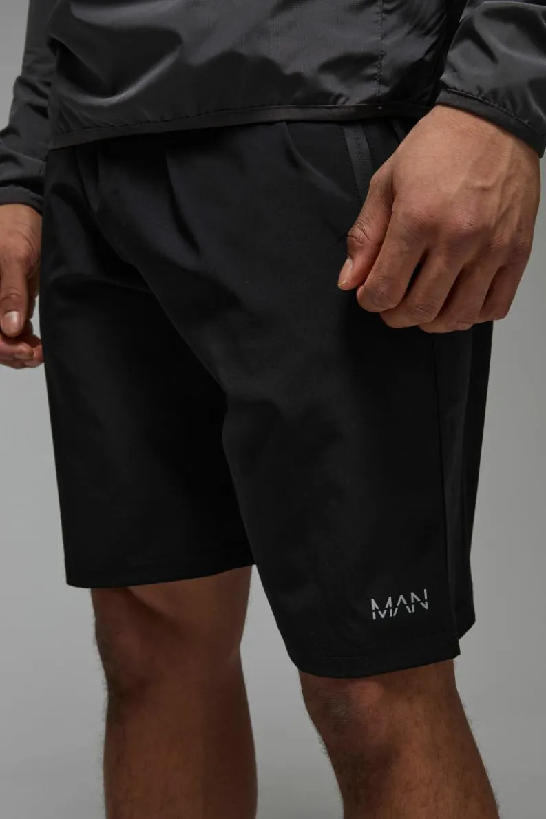 Hot boohooMAN Man Active Stretch Woven 9inch Short black
