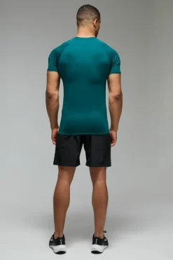 Shop boohooMAN Man Active Stretch Woven 7inch Short black