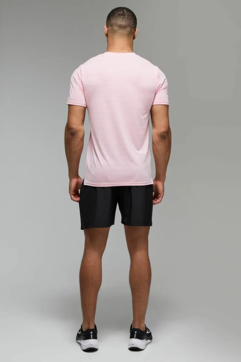 Online boohooMAN Man Active Stretch Woven 5inch Short black
