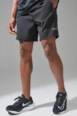 Cheap boohooMAN Man Active Stretch Woven Regular Fit 7inch Gym Short black