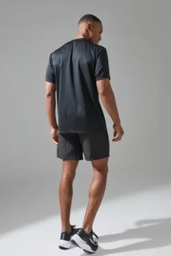 Cheap boohooMAN Man Active Stretch Woven Regular Fit 7inch Gym Short black