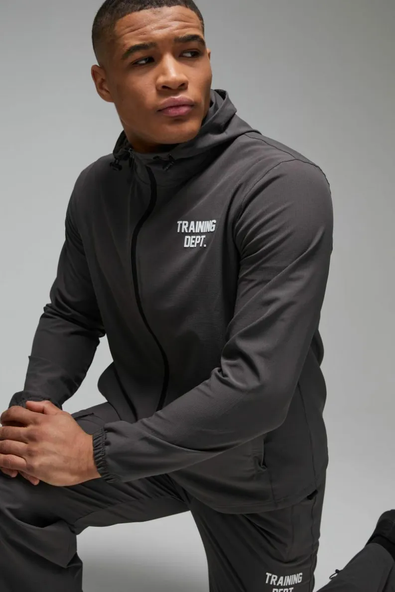 Flash Sale boohooMAN Man Active Training Dept. Cargo Trouser charcoal