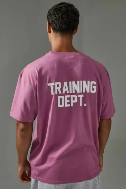 Best boohooMAN Man Active Training Dept Oversized T-shirt mauve