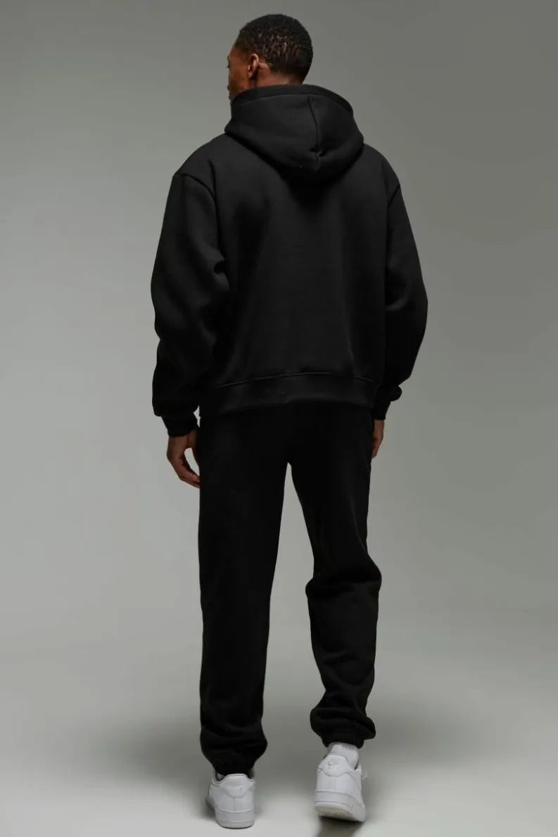 Discount boohooMAN Man Active Training Dept Oversized Joggers black
