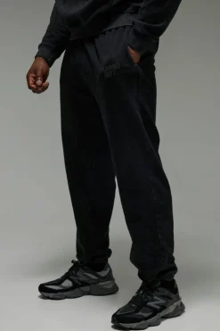 Sale boohooMAN Man Active Training Dept Oversized Washed Jogger black