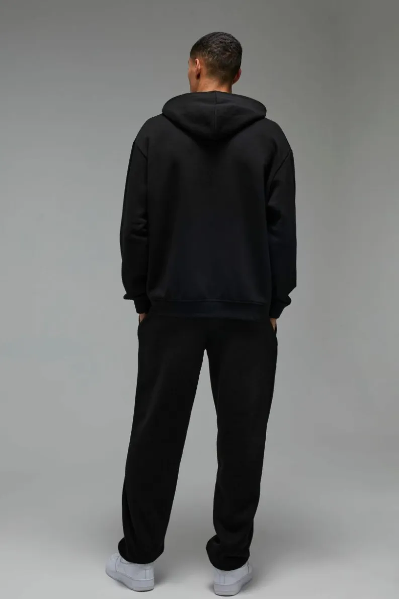 Flash Sale boohooMAN Man Active Training Dept. Oversized Jogger black