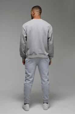 Outlet boohooMAN Man Active Training Dept Regular Fit Joggers grey marl
