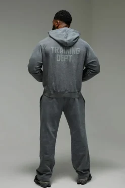 Store boohooMAN Man Active Training Dept. Relaxed Washed Jogger grey