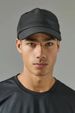 Cheap boohooMAN Man Active Training Dept Ripstop Baseball Cap black