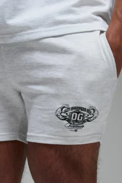 Best boohooMAN Man Active X OG Gym 5inch Shorts grey marl