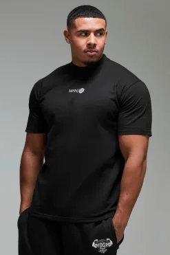 Cheap boohooMAN Man Active X OG Gym Oversized T-shirt black