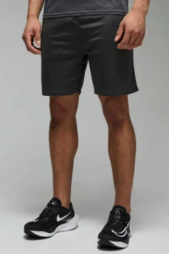 Cheap boohooMAN Man Active Zip Pockets Stretch 7inch Gym Short charcoal