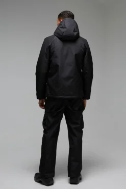 Clearance boohooMAN Man Active Zip Thru Ski Jacket black