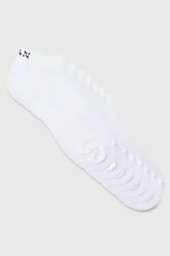 Best boohooMAN MAN Dash 7 Pack Trainer Socks white