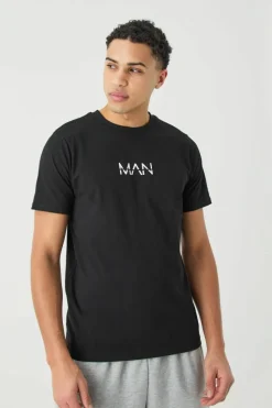 Clearance boohooMAN Man Dash Slim Fit T-shirt black