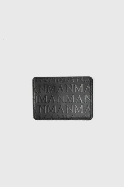 Clearance boohooMAN MAN Embossed Card Holder black