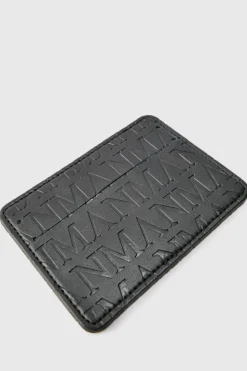 Clearance boohooMAN MAN Embossed Card Holder black
