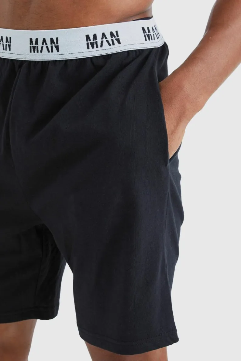 Best boohooMAN Man Loungewear Shorts black
