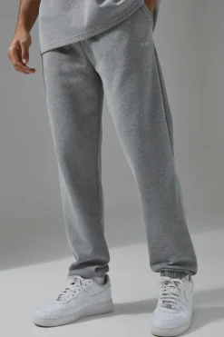 Store boohooMAN Man Sport Waffle Regular Fit Jogger grey marl