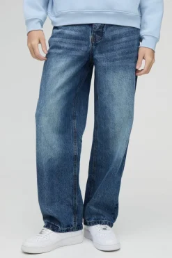 Cheap boohoo Shirt and Jeans mid blue